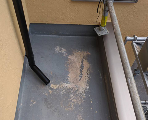 剥がれ（ベランダ）